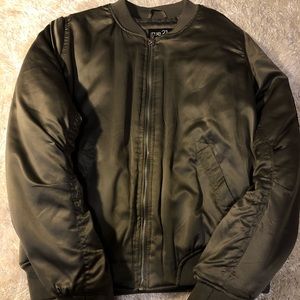 Green Bomber Jacket